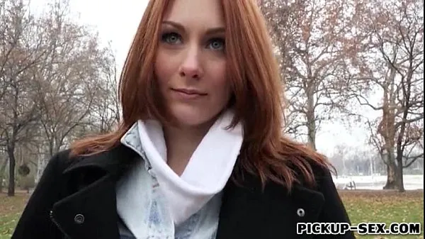 Vis Redhead Czech girl Alice March gets banged for some cash stasjonsklipp