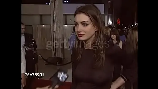 Show Anne Hathaway in her infamous see-through top drive Clips