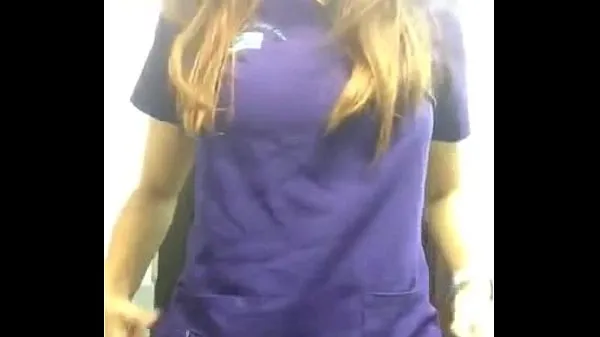 إظهار مقاطع محرك الأقراص Nurse in toilette at work so bitch