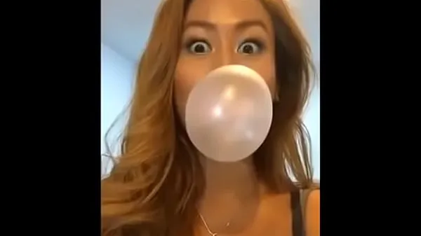 Show Blowing Bubble Gum Bubbles drive Clips