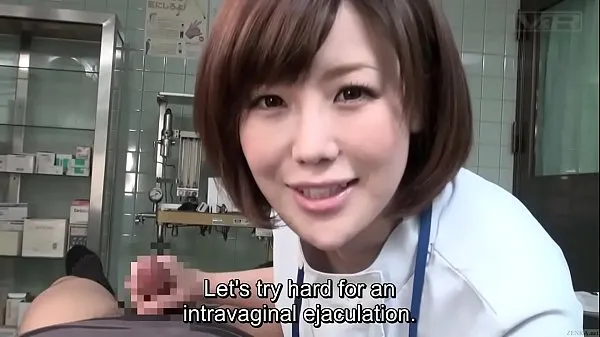 Toon Subtitled CFNM Japanese female doctor gives patient handjob drive Clips
