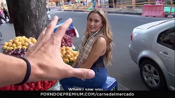 Vis CARNE DEL MERCADO - Intense pickup fuck with a sexy Latina babe drev Clips