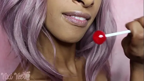 Εμφάνιση κλιπ μονάδας δίσκου Longue Long Tongue Mouth Fetish Lollipop FULL VIDEO