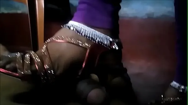 Show Indian Bhabhi Trampling dick in high heels and Anklets drive Clips