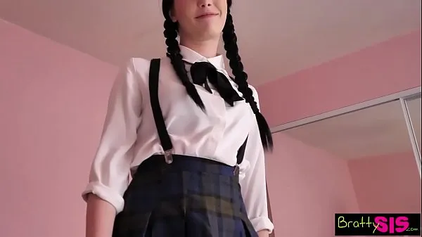 Vis Bratty step Sis - Quick Ride On Brother's Huge Cock Before Class S5:E1 drev Clips