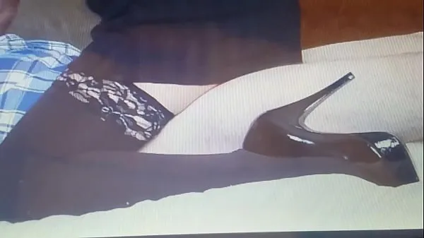 Show sexy 50 yr old high heels stockings drive Clips