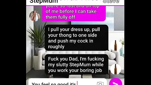 Hiển thị Text roleplay Mum has deep sofa fuck with StepSon lái xe Clips