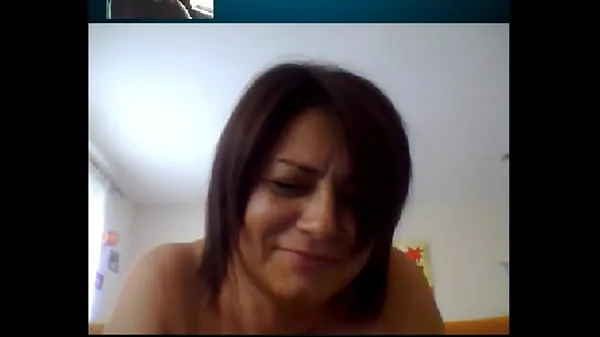 Visa Italian Mature Woman on Skype 2 enhetsklipp