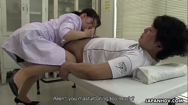 Japanese nurse, Sayaka Aishiro sucks dick while at work, uncensored 드라이브 클립 표시