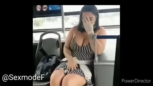 Show Busty on bus squirt drive Clips