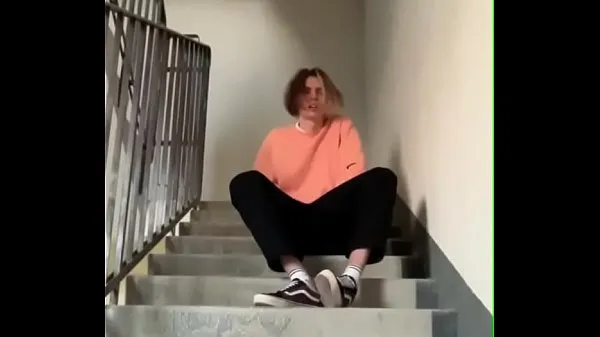 Show Boy Masturbates On Public Staircase In The Entrance And Cums drive Clips
