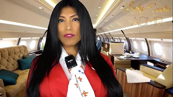 Hiển thị ASMR Hot Latina Flight Attendant gives you The Best Personal Attention lái xe Clips