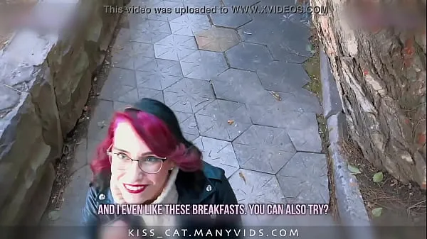 Εμφάνιση κλιπ μονάδας δίσκου KISSCAT Love Breakfast with Sausage - Public Agent Pickup Russian Student for Outdoor Sex