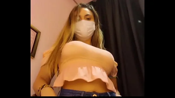 Show I was catched on the fitting room of a store squirting my ted... twitter: bolivianamimi drive Clips