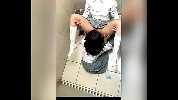 Show Two Lesbian Students Fucking in the School Bathroom! Pussy Licking Between School Friends! Real Amateur Sex! Cute Hot Latinas drive Clips