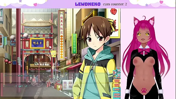 显示VTuber LewdNeko Plays Go Go Nippon and Masturbates Part 6驱动器剪辑