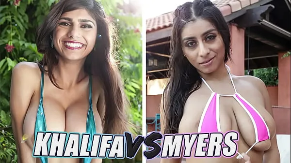 Prikaži BANGBROS - Battle Of The GOATs: Mia Khalifa vs Violet Myers (Round Two posnetke pogona