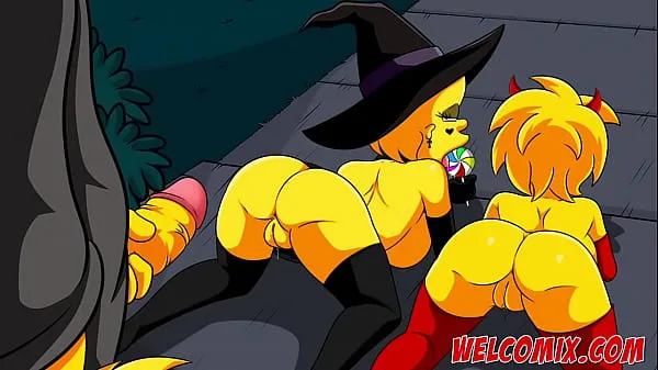 Show Halloween night with sex - The Simptoons drive Clips