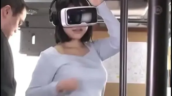 Εμφάνιση κλιπ μονάδας δίσκου Cute Asian Gets Fucked On The Bus Wearing VR Glasses 3 (har-064