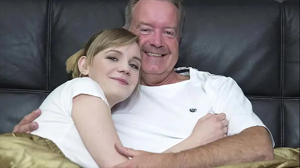 Vis Sexy blonde bends over to get fucked by grandpa big cock drev Clips