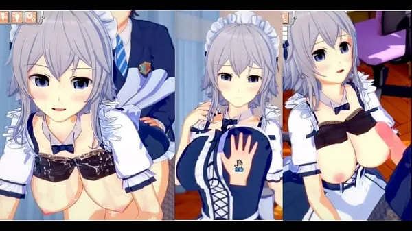 Zobrazit klipy z disku Eroge Koikatsu! ] Touhou nights Sakuya rubs breasts H! 3DCG Big Breasts Anime Video (Touhou Project) [Hentai Game