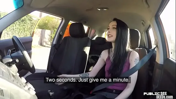 Show Inked UK babe stuffed by tutor after driving lesson drive Clips