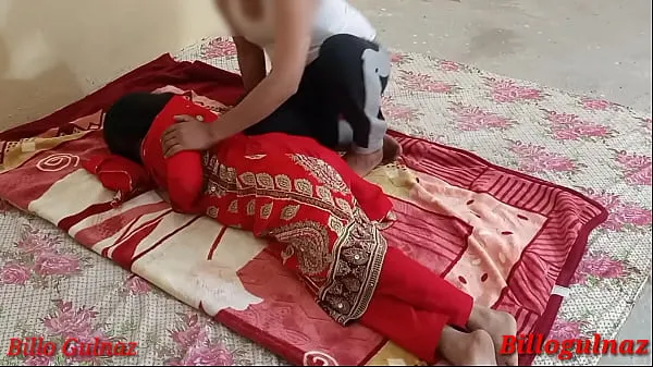Visa Indian newly married wife Ass fucked by her boyfriend first time anal sex in clear hindi audio enhetsklipp