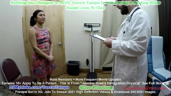 Εμφάνιση κλιπ μονάδας δίσκου Spy Cams Capture Latina Jasmine Rose Gets Immigration Examination & All Of Her Tattoos Photographed By Doctor Tampa On