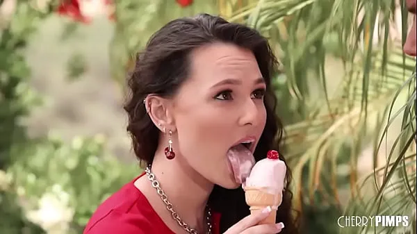 Liz Jordan Dribbles Ice Cream on Her Perky Natural Tits And Gets Rimmed and Pounded Doggystyle by Codey Steele Outdoors ड्राइव क्लिप्स दिखाएँ