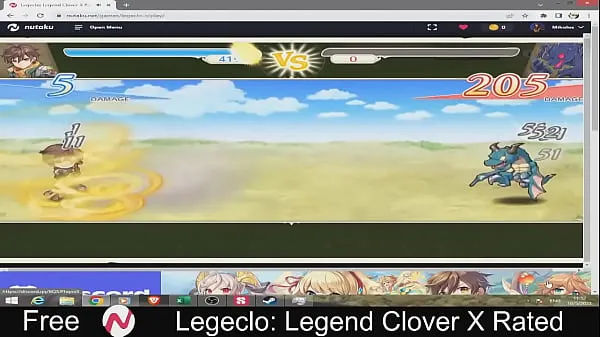 Legeclo: Legend Clover X Rated 드라이브 클립 표시