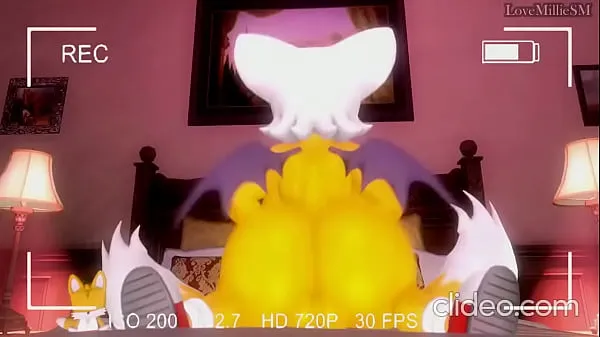 Rouge bounces on tails cock