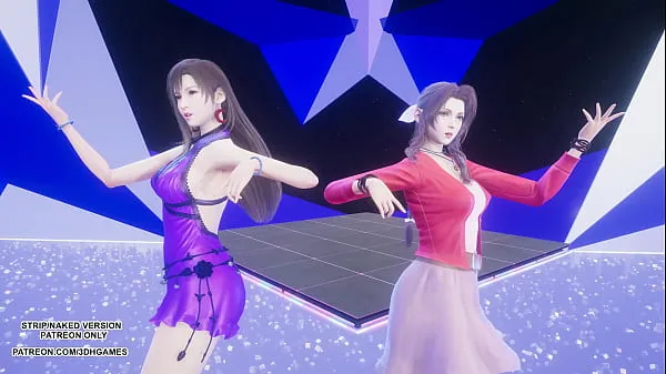 Mostrar MMD] TAEYEON - INVU Aerith Tifa Lockhart Hot Kpop Dance Final Fantasy Uncensored Hentai Clipes de unidade
