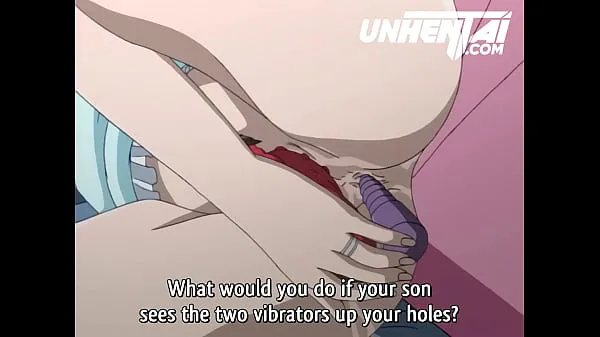Mostra La matrigna sorprende e spia suo figlio che si masturba con la sua lingerie - hentai senza censure clip dell'unità