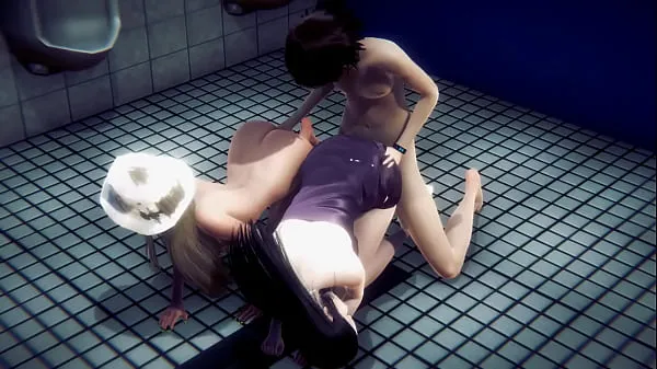 Klipleri Hentai Uncensored - Blonde girl sex in a public toilet - Japanese Asian Manga Anime Film Game Porn sürücü gösterme