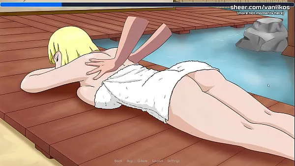 Show Naruto: Kunoichi Trainer | Busty Blonde Teen Samui Gets A Massage For Her Big Ass And Cumshot On Her Perfect Body At A Public Pool | Naruto Anime Hentai Porn Game | Part drive Clips