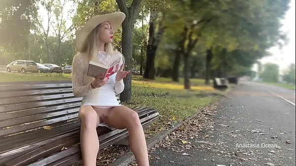 Toon My wife is flashing her pussy to people in park. No panties in public drive Clips