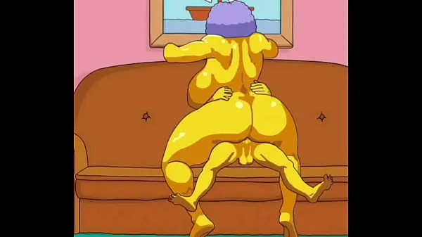 显示Selma Bouvier from The Simpsons gets her fat ass fucked by a massive cock驱动器剪辑