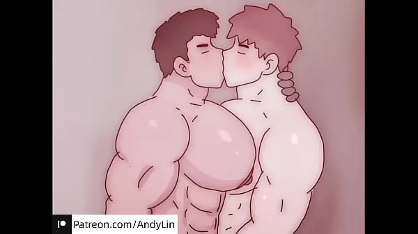 Toon Anime~big muscle boobs couple， so lovely and big dick ~(watch more drive Clips