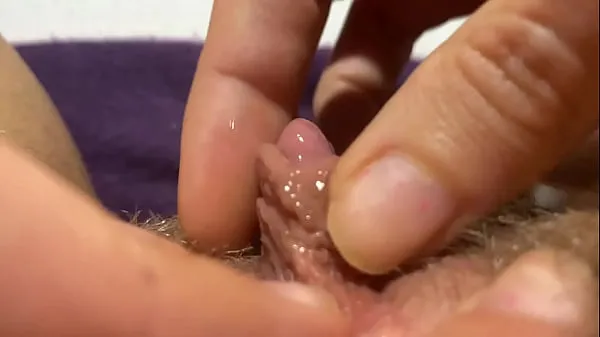 Εμφάνιση κλιπ μονάδας δίσκου huge clit jerking orgasm extreme closeup