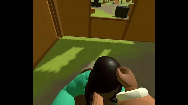 Rec Room paintball girl gets caught lacking 드라이브 클립 표시