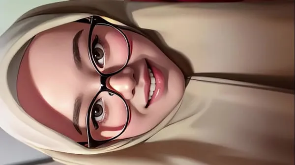 Mostrar hijab girl shows off her toked Clipes de unidade
