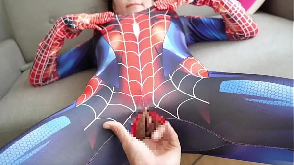 Show Pov】Spider-Man got handjob! Embarrassing situation made her even hornier drive Clips