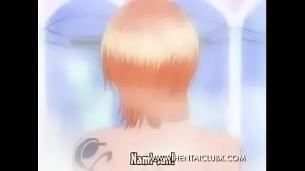 Vis hentai anime Nami and Vivi Taking a Bath One Piece stasjonsklipp