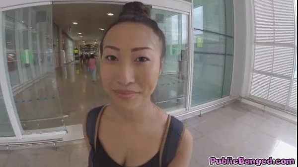 Big titted asian Sharon Lee fucked in public airport parking lot 드라이브 클립 표시