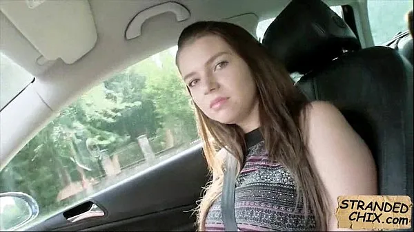 Hiển thị Stranded teen babe fucks for ride home Marina Visconti.1 lái xe Clips